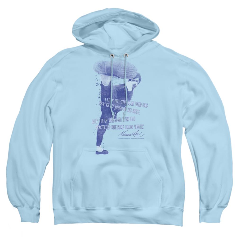 Bruce Lee 10,000 Kicks Men's Pull-Over 75 25 Poly Hoodie