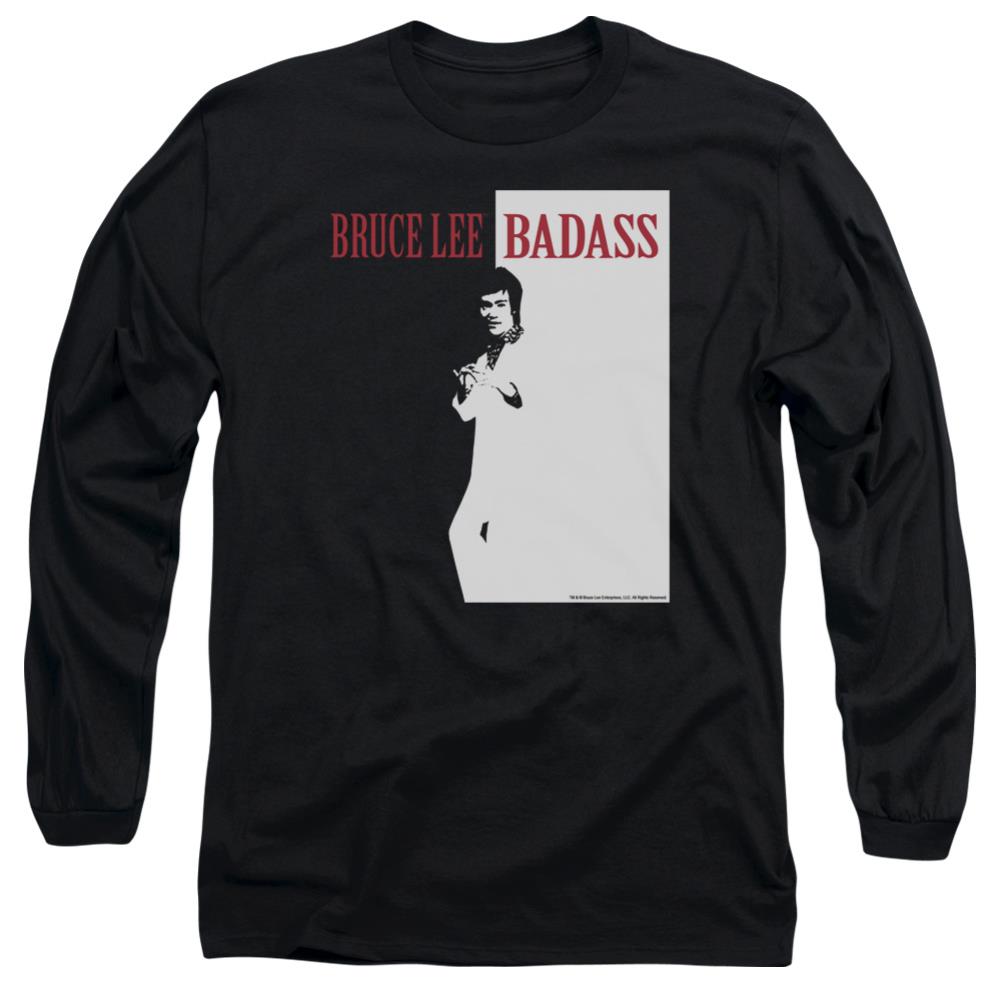 Bruce Lee Badass Men's 18/1 Cotton Long-Sleeve T-Shirt
