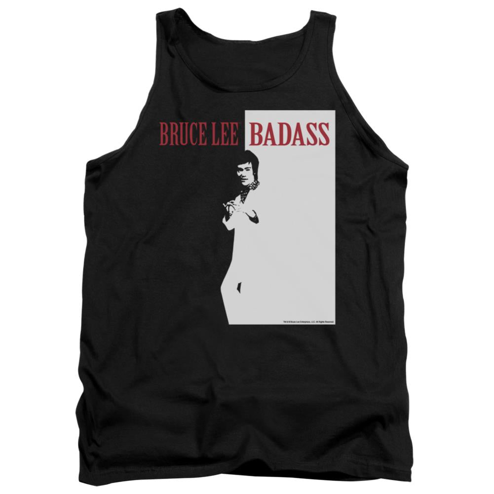 Bruce Lee Badass Men's 18/1 Cotton Tank Top