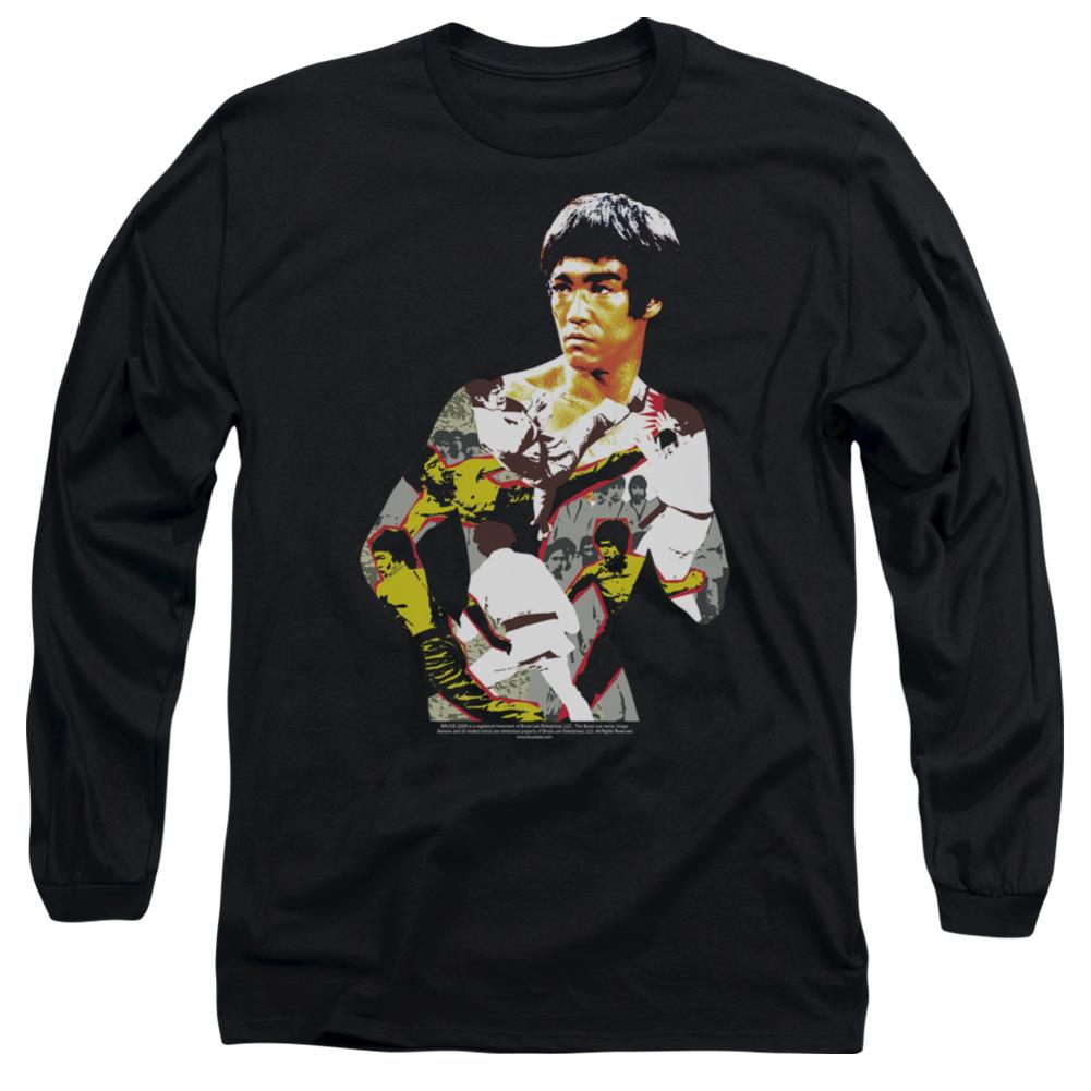 Bruce Lee Body Of Action Men's 18/1 Cotton Long-Sleeve T-Shirt