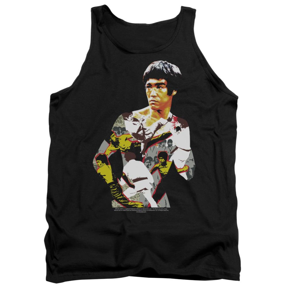 Bruce Lee Body Of Action Men's 18/1 Cotton Tank Top