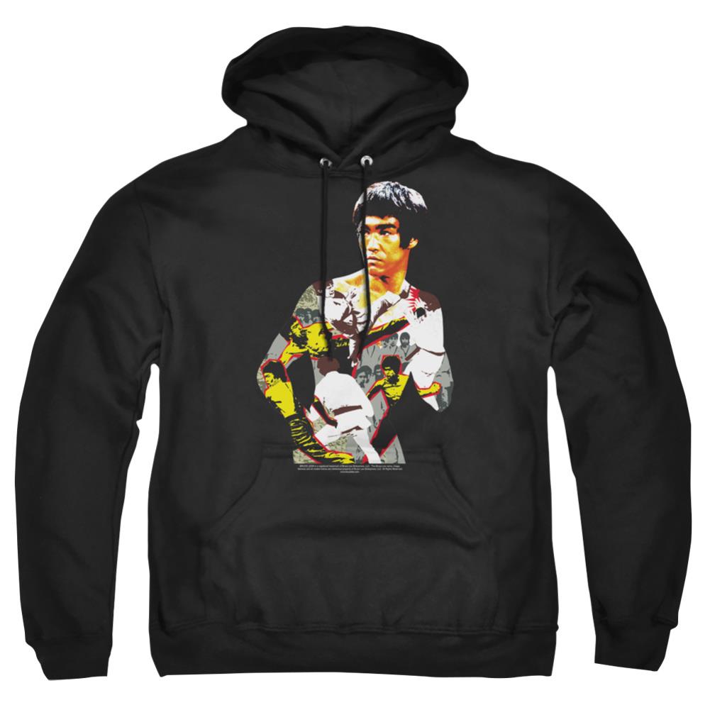 Bruce Lee Body Of Action Men's Pull-Over 75 25 Poly Hoodie
