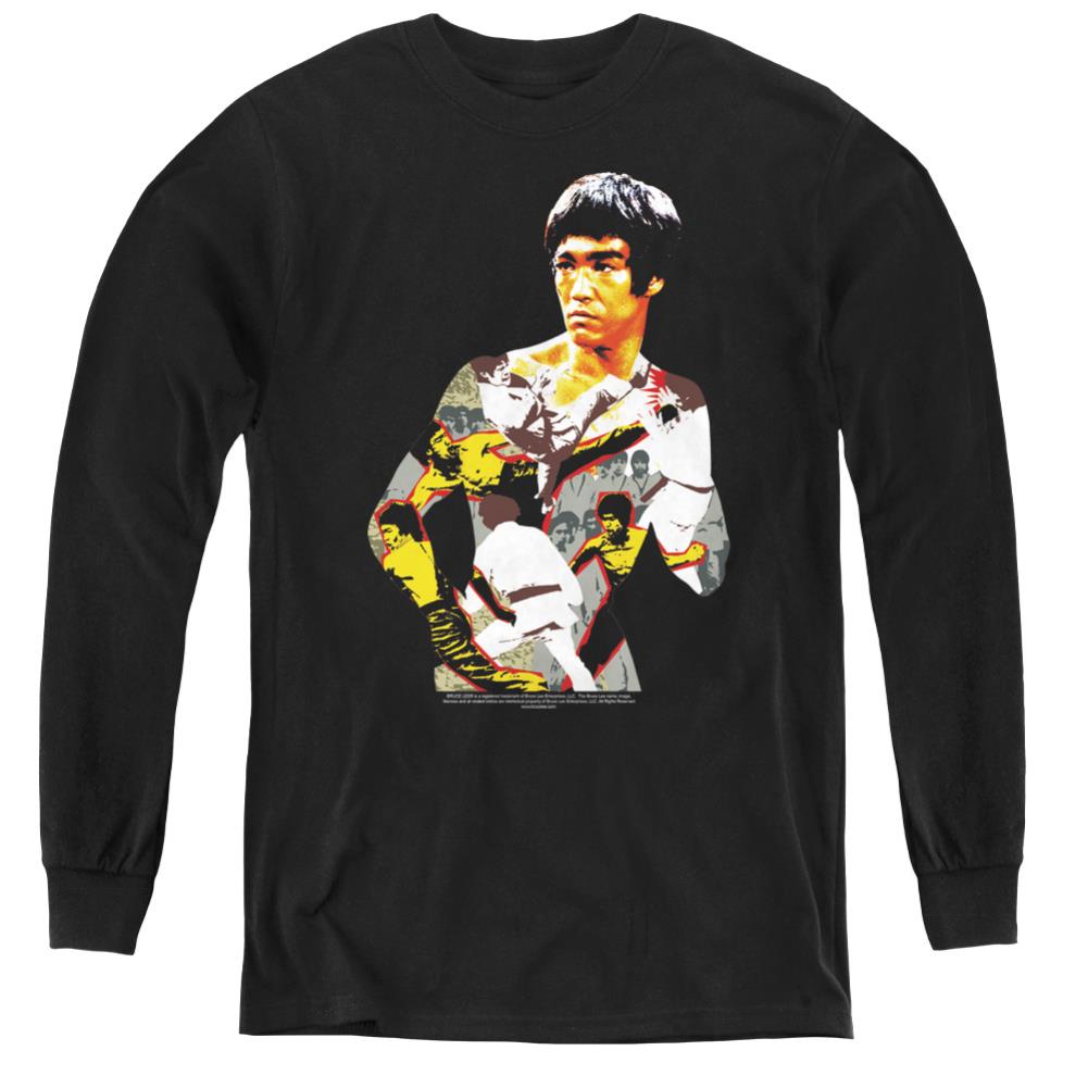 Bruce Lee Body Of Action Youth Long-Sleeve T-Shirt
