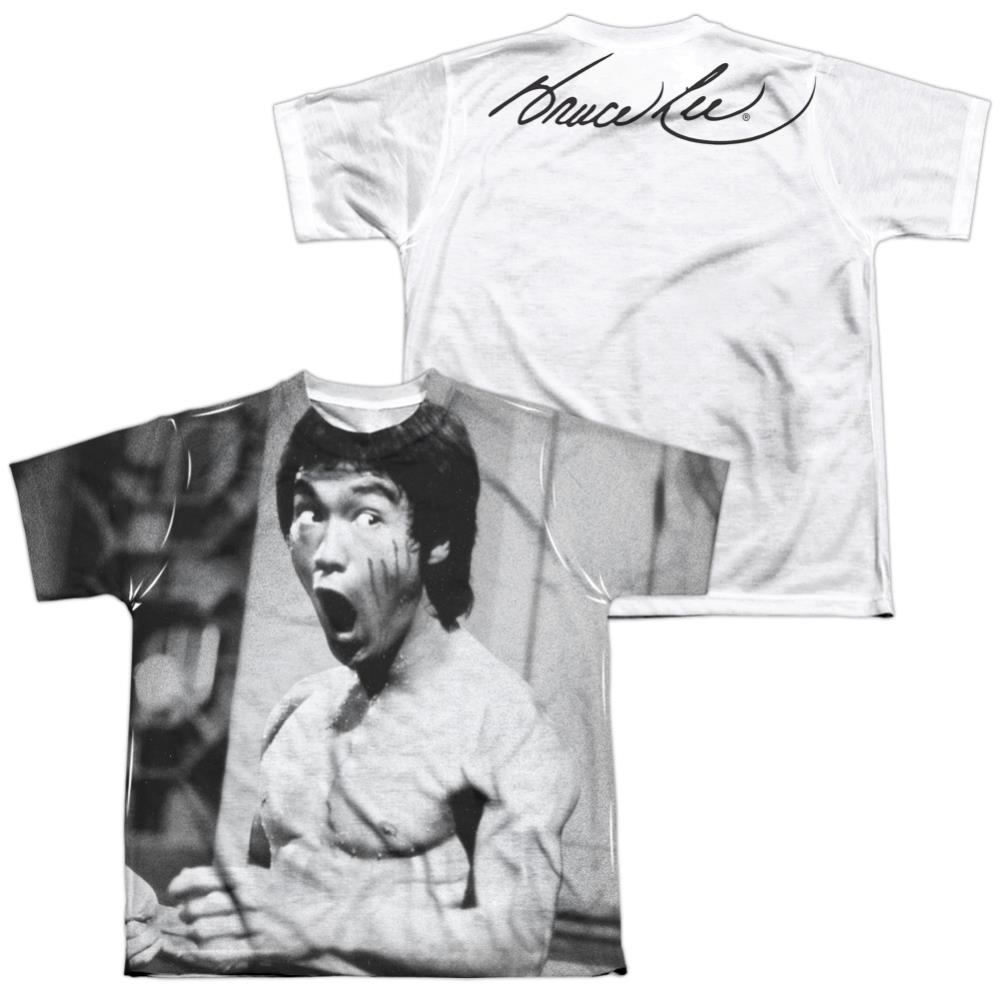 Bruce Lee Classic Lee (Front/Back Print) Youth Regular Fit Poly Short-Sleeve T-Shirt