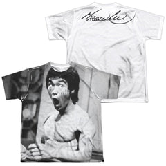 Bruce Lee Classic Lee (Front/Back Print) Youth Regular Fit Poly Short-Sleeve T-Shirt