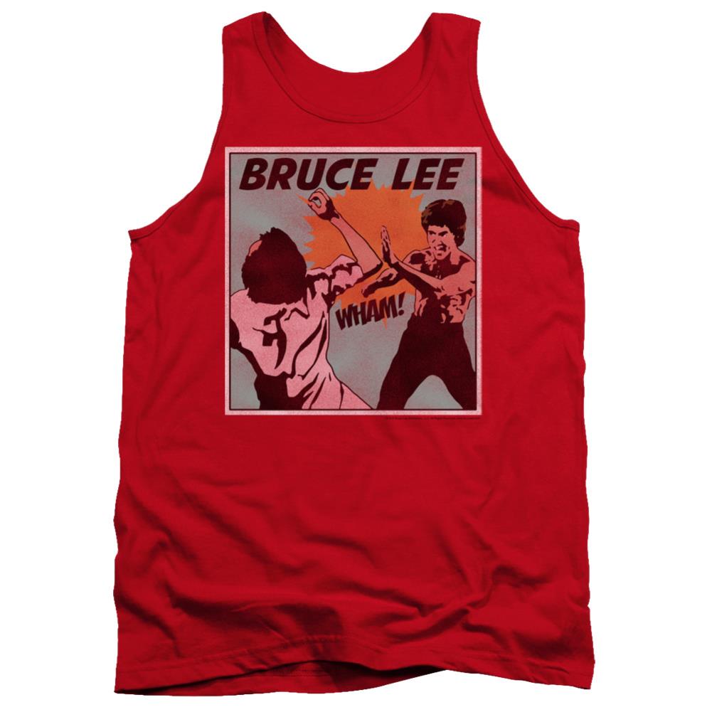 Bruce Lee Comic Panel Men's 18/1 Cotton Tank Top