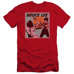 Bruce Lee Comic Panel Men's Ultra-Soft 30/1 Cotton Slim Short-Sleeve T-Shirt