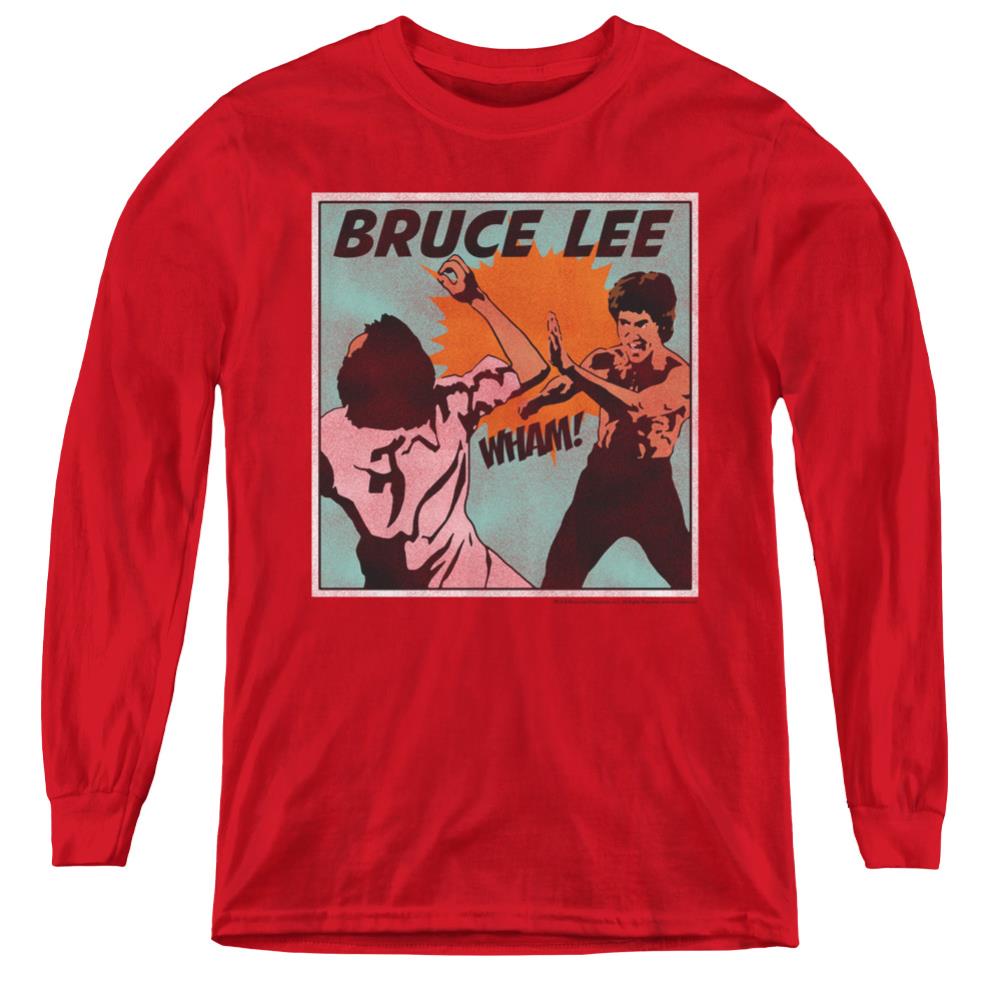 Bruce Lee Comic Panel Youth Long-Sleeve T-Shirt