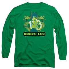 Bruce Lee Double Dragons Men's 18/1 Cotton Long-Sleeve T-Shirt