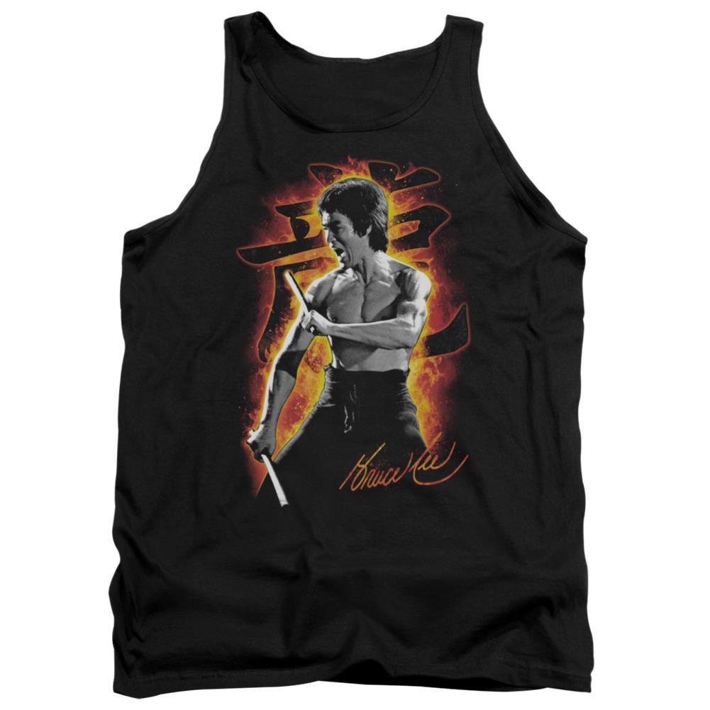 Bruce Lee Dragon Fire Men's 18/1 Cotton Tank Top