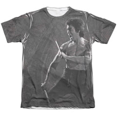 Bruce Lee Dragon Print Men's Regular Fit Poly Cotton Short-Sleeve T-Shirt