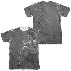 Bruce Lee Dragon Print Men's Regular Fit Poly Cotton Short-Sleeve T-Shirt