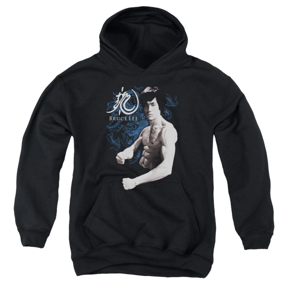 Bruce Lee Dragon Stance Youth Cotton Poly Pull-Over Hoodie