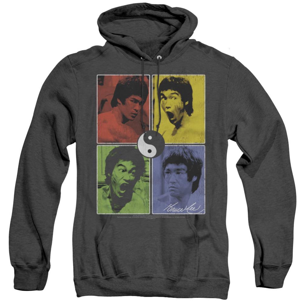 Bruce Lee Enter Color Block Men's Pull-Over Hoodie