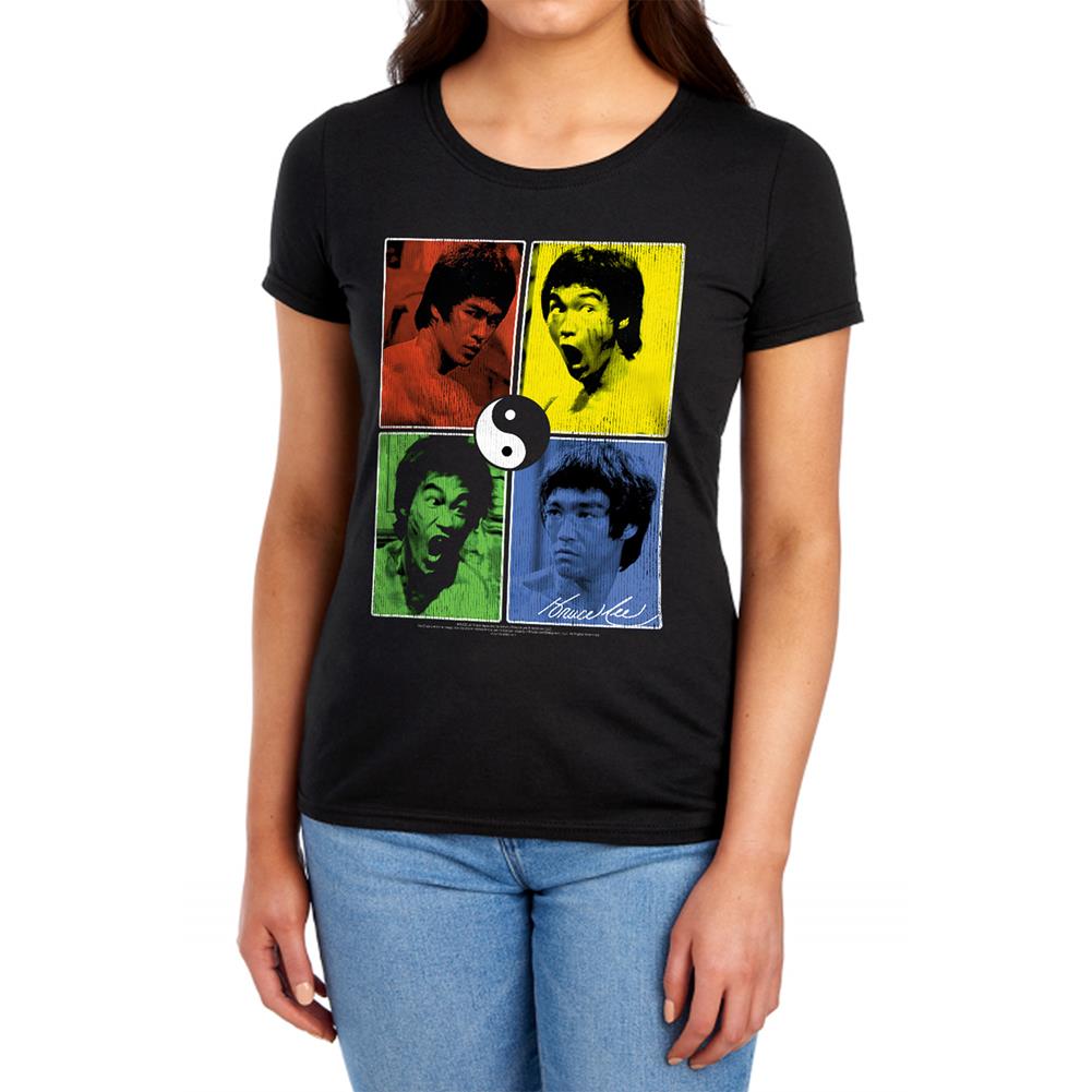 Bruce Lee Enter Color Block Women's 18/1 Cotton Short-Sleeve T-Shirt