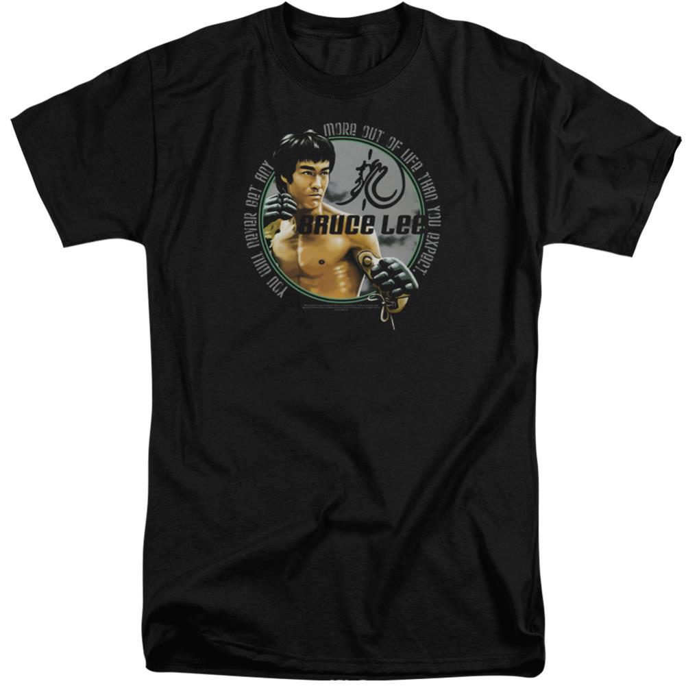 Bruce Lee Expectations Men's 18/1 Tall Cotton Short-Sleeve T-Shirt
