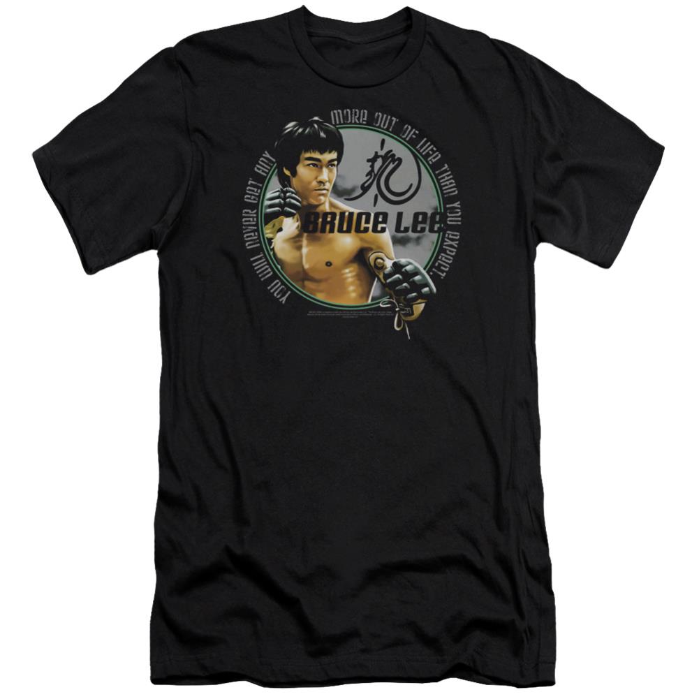 Bruce Lee Expectations Men's Ultra-Soft 30/1 Cotton Slim Short-Sleeve T-Shirt