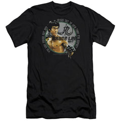 Bruce Lee Expectations Men's Ultra-Soft 30/1 Cotton Slim Short-Sleeve T-Shirt