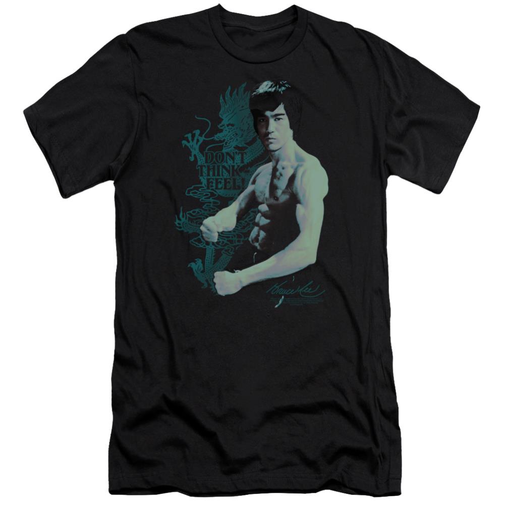 Bruce Lee Feel Men's Ultra-Soft 30/1 Cotton Slim Short-Sleeve T-Shirt