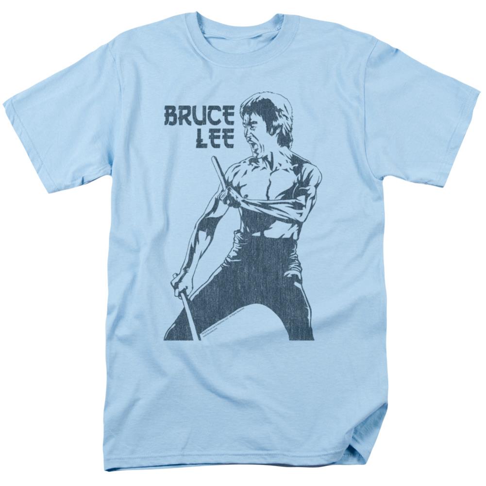 Bruce Lee Fighter Men's 18/1 Cotton Short-Sleeve T-Shirt