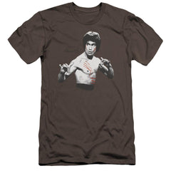 Bruce Lee Final Confrontation Men's Ultra-Soft 30/1 Cotton Slim Short-Sleeve T-Shirt