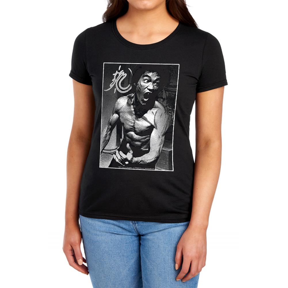 Bruce Lee Focused Rage Women's 18/1 Cotton Short-Sleeve T-Shirt