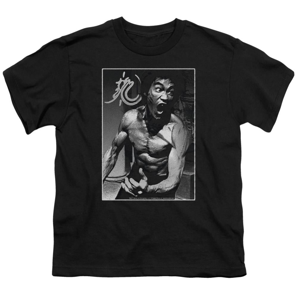 Bruce Lee Focused Rage Youth 18/1 100% Cotton Short-Sleeve T-Shirt