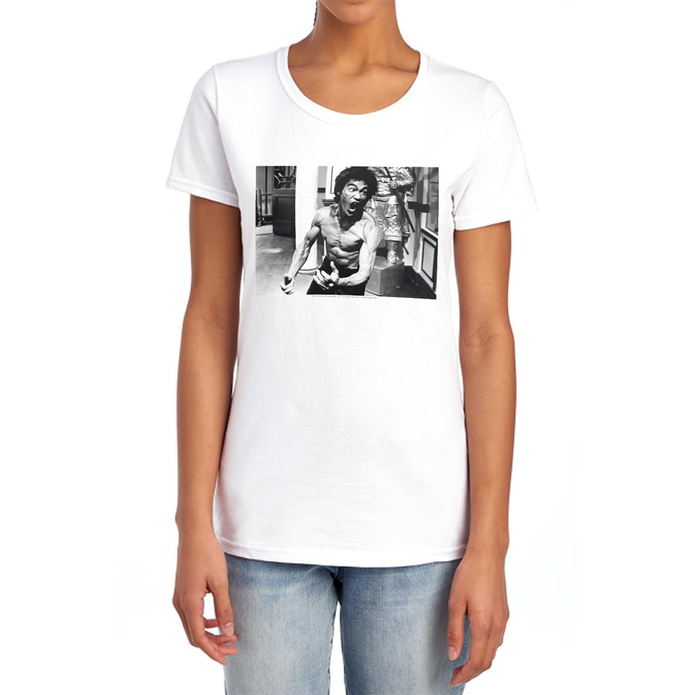 Bruce Lee Full Of Fury Women's 18/1 Cotton Short-Sleeve T-Shirt