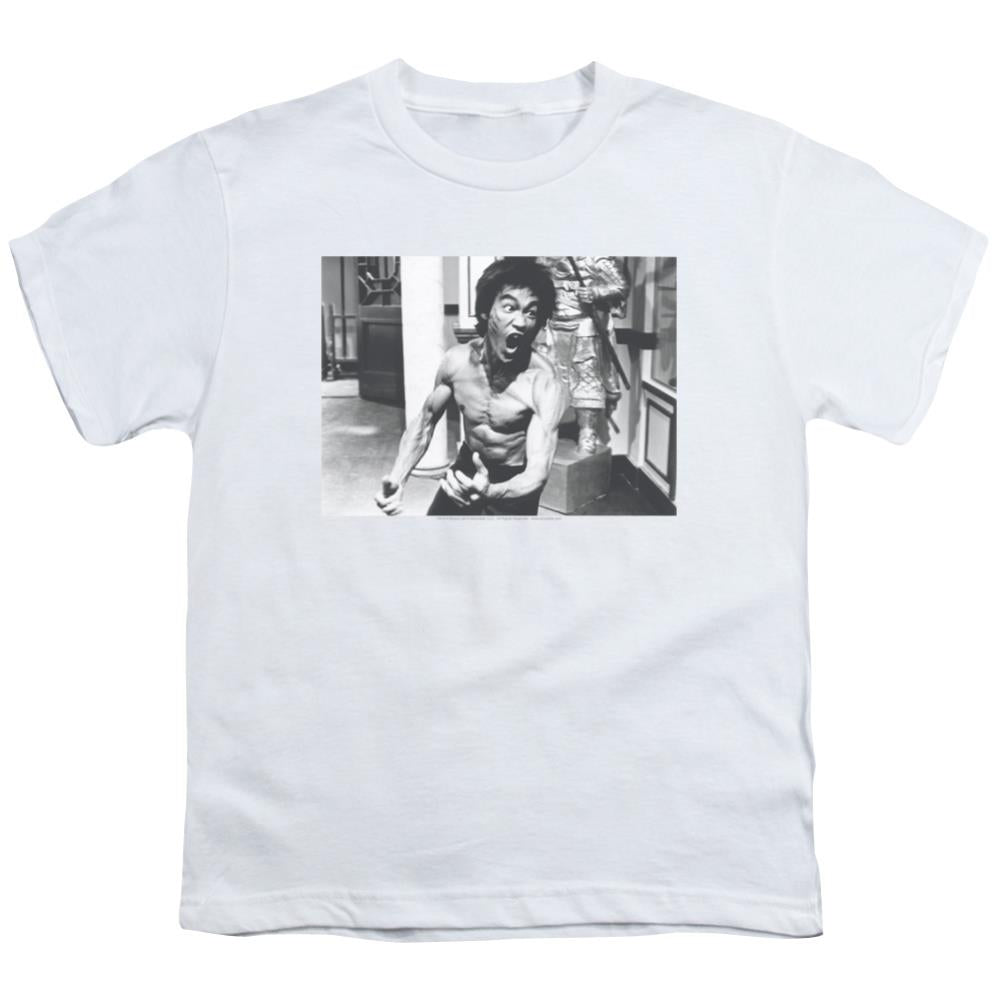 Bruce Lee Full Of Fury Youth 18/1 100% Cotton Short-Sleeve T-Shirt