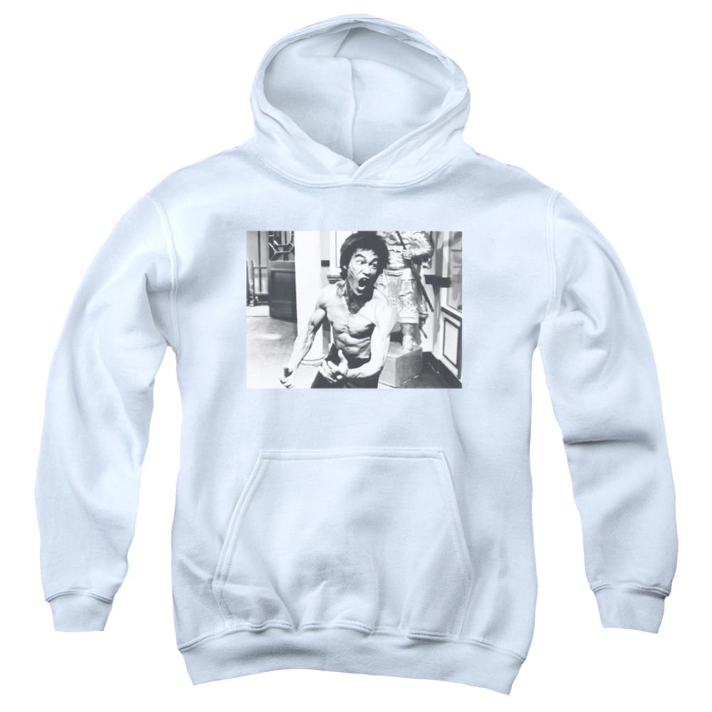 Bruce Lee Full Of Fury Youth Cotton Poly Pull-Over Hoodie