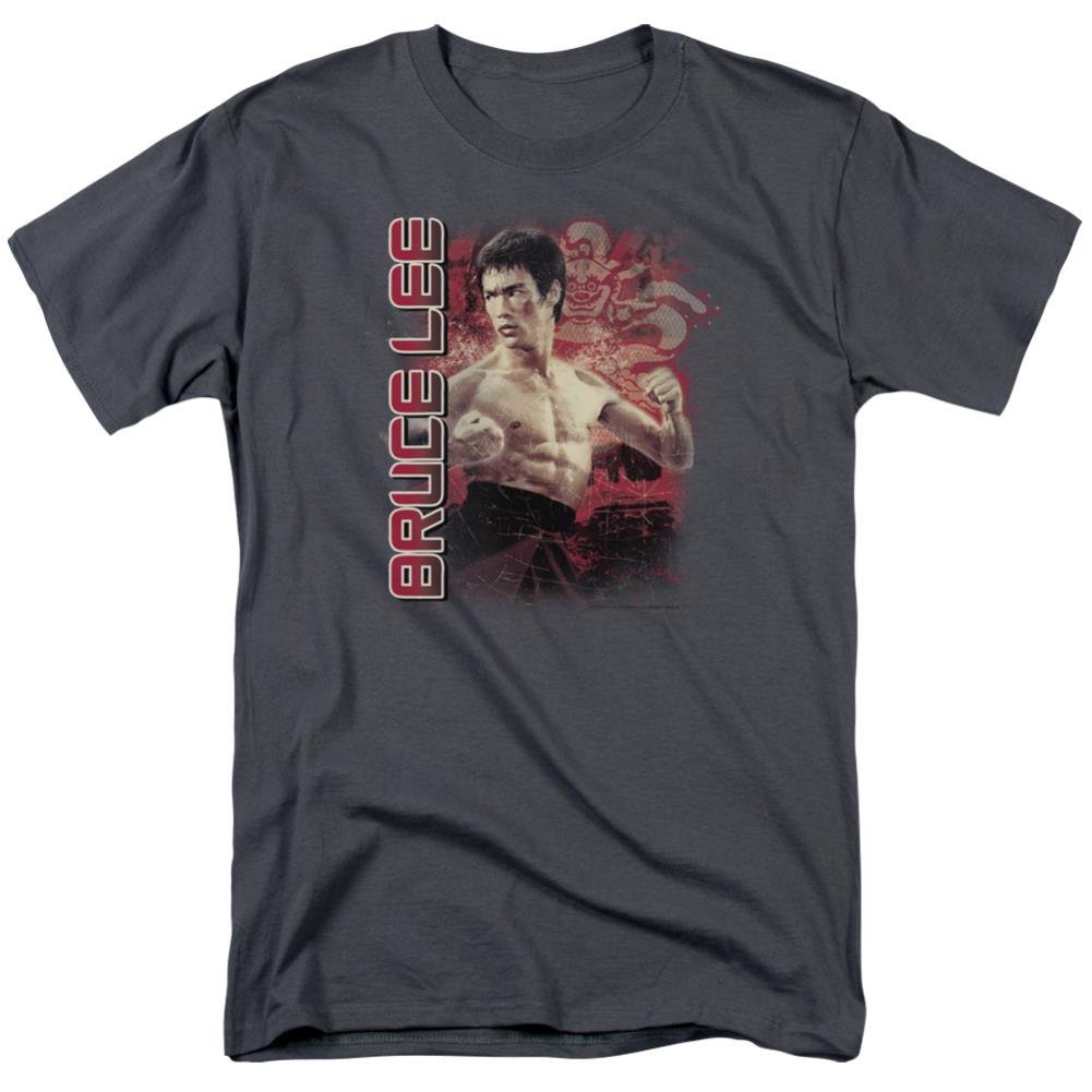 Bruce Lee Fury Men's 18/1 Cotton Short-Sleeve T-Shirt