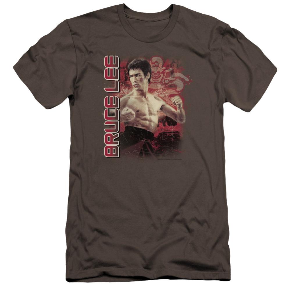 Bruce Lee Fury Men's Ultra-Soft 30/1 Cotton Slim Short-Sleeve T-Shirt