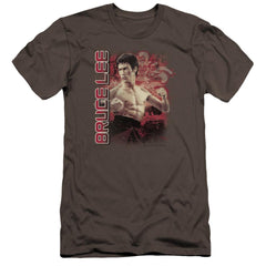 Bruce Lee Fury Men's Ultra-Soft 30/1 Cotton Slim Short-Sleeve T-Shirt