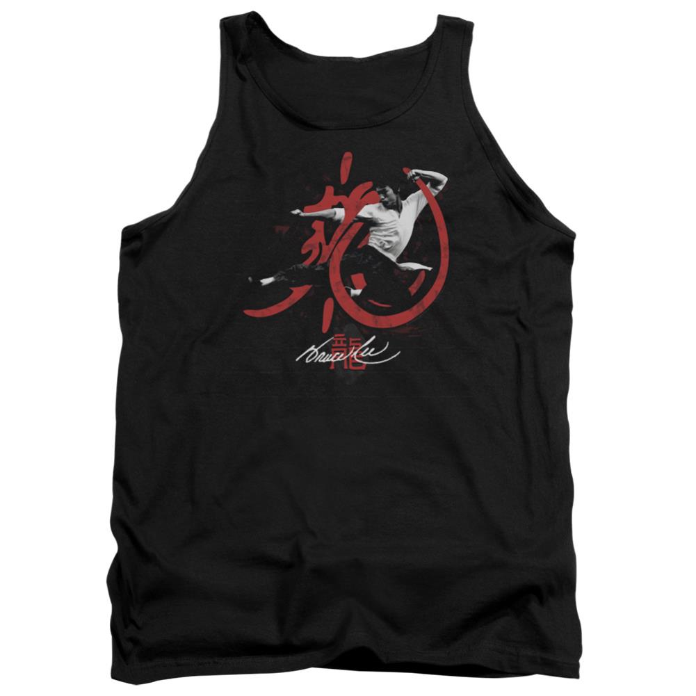 Bruce Lee High Flying Men's 18/1 Cotton Tank Top