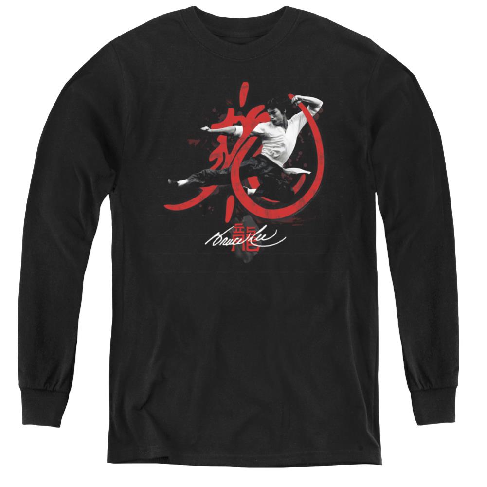 Bruce Lee High Flying Youth Long-Sleeve T-Shirt