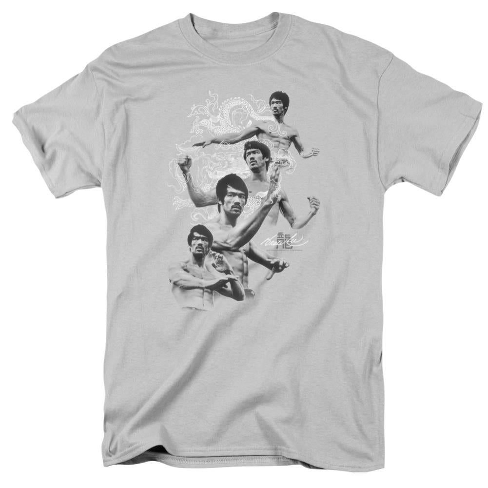 Bruce Lee In Motion Men's 18/1 Cotton Short-Sleeve T-Shirt