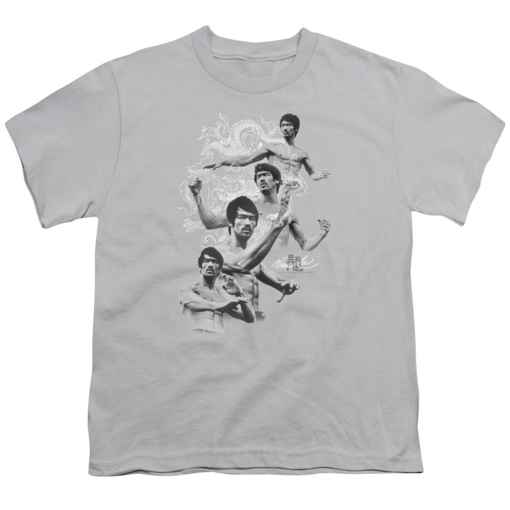 Bruce Lee In Motion Youth 18/1 100% Cotton Short-Sleeve T-Shirt