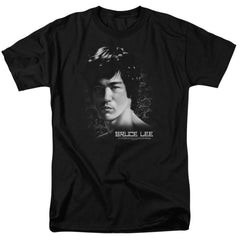 Bruce Lee In Your Face Men's 18/1 Cotton Short-Sleeve T-Shirt