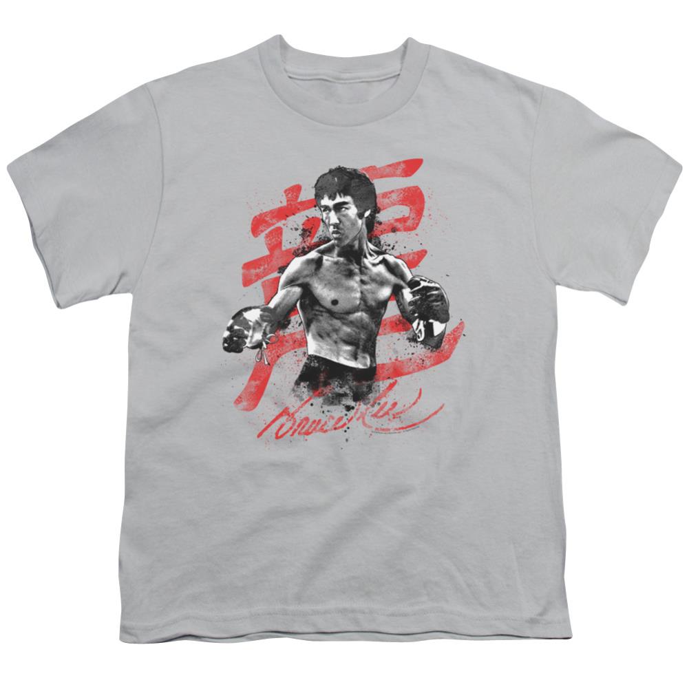 Bruce Lee Ink Splatter Youth 18/1 100% Cotton Short-Sleeve T-Shirt