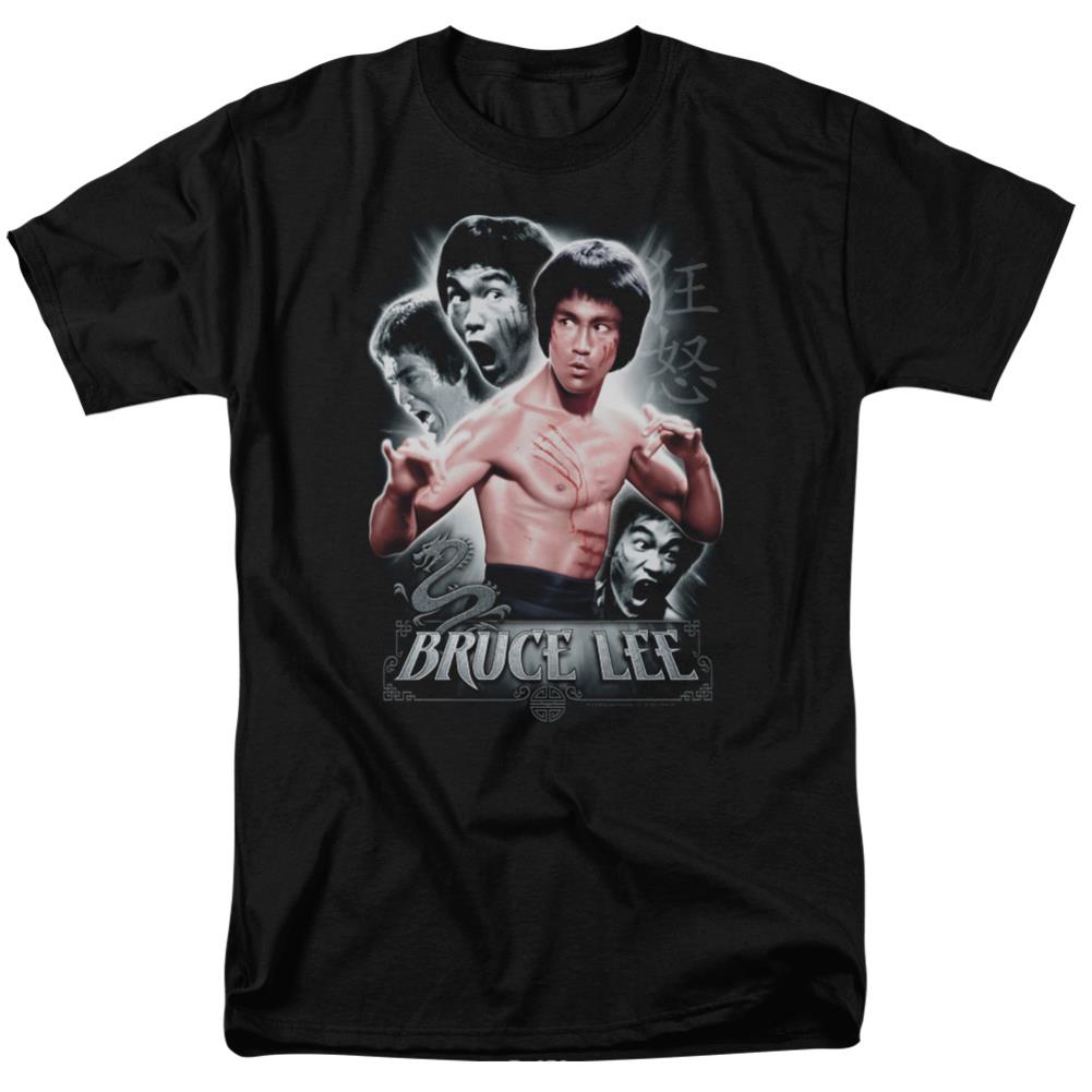 Bruce Lee Inner Fury Men's 18/1 Cotton Short-Sleeve T-Shirt
