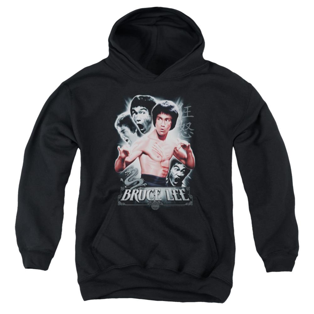 Bruce Lee Inner Fury Youth Cotton Poly Pull-Over Hoodie
