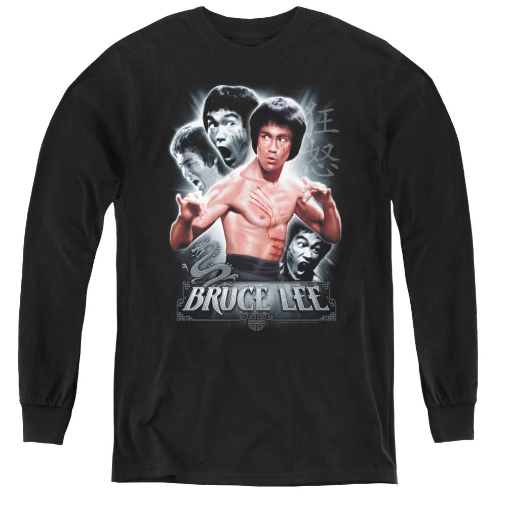 Bruce Lee Inner Fury Youth Long-Sleeve T-Shirt