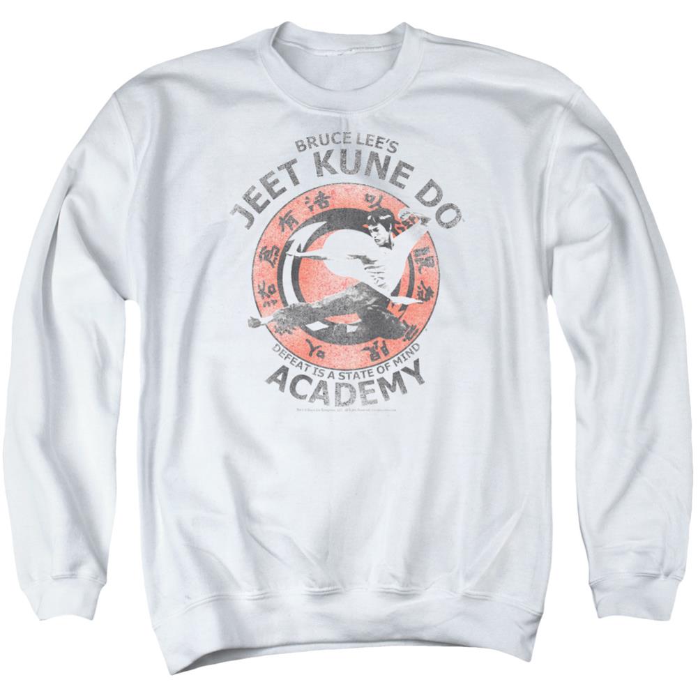 Bruce Lee Jeet Kune Men's Crewneck 50 50 Poly Long-Sleeve T-Shirt