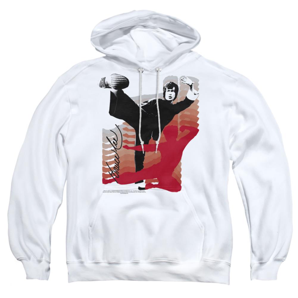Bruce Lee Kick It Men's Pull-Over 75 25 Poly Hoodie