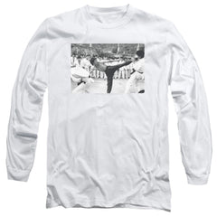 Bruce Lee Kick To The Head Men's 18/1 Cotton Long-Sleeve T-Shirt