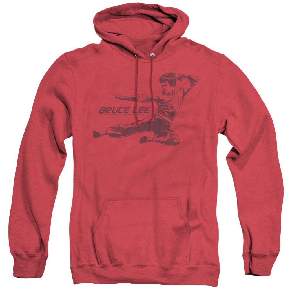 Bruce Lee Line Kick Men's Pull-Over Hoodie