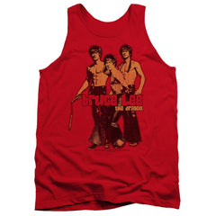 Bruce Lee Nunchucks Men's 18/1 Cotton Tank Top