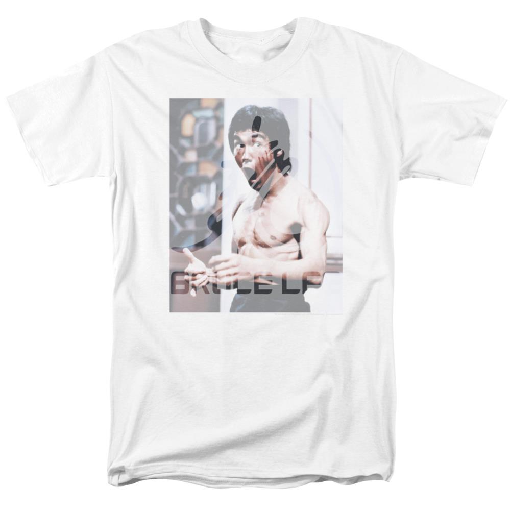 Bruce Lee Revving Up Men's 18/1 Cotton Short-Sleeve T-Shirt