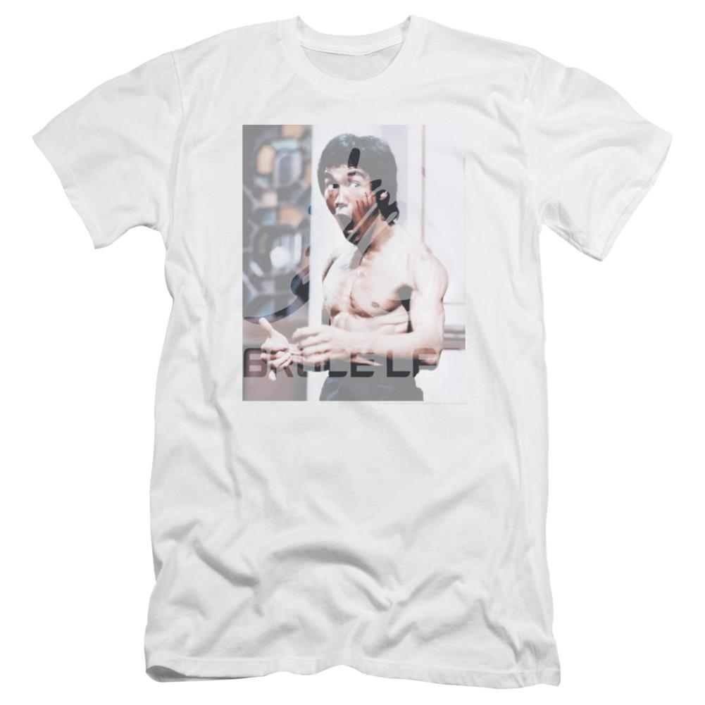 Bruce Lee Revving Up Men's Ultra-Soft 30/1 Cotton Slim Short-Sleeve T-Shirt