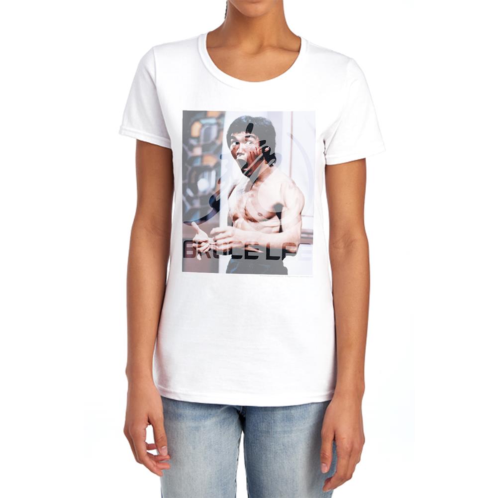 Bruce Lee Revving Up Women's 18/1 Cotton Short-Sleeve T-Shirt